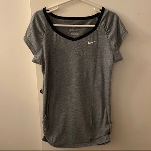 Nike Dri-Fit Grey Girls Sports Shirt